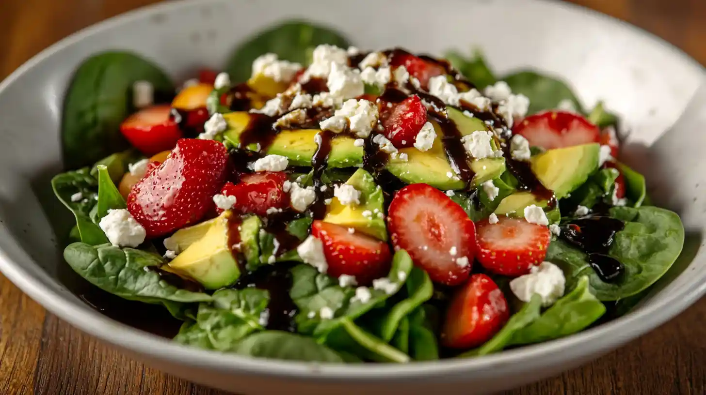 simple spinach salad bowls Spinach Salad Recipes