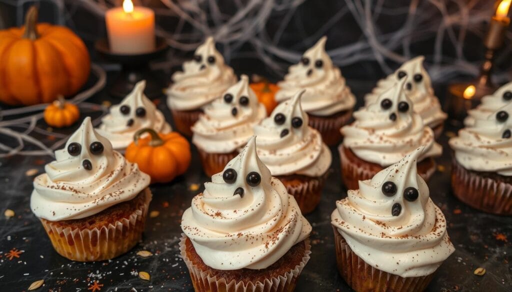 ghostly swirl cupcakes ghostly swirl cupcakes