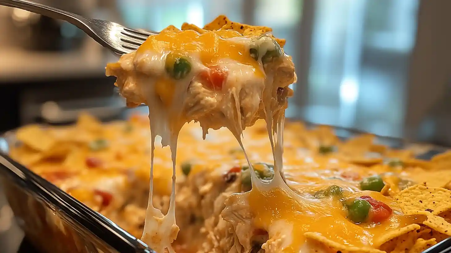 Million Dollar Chicken Casserole fresh out of the oven