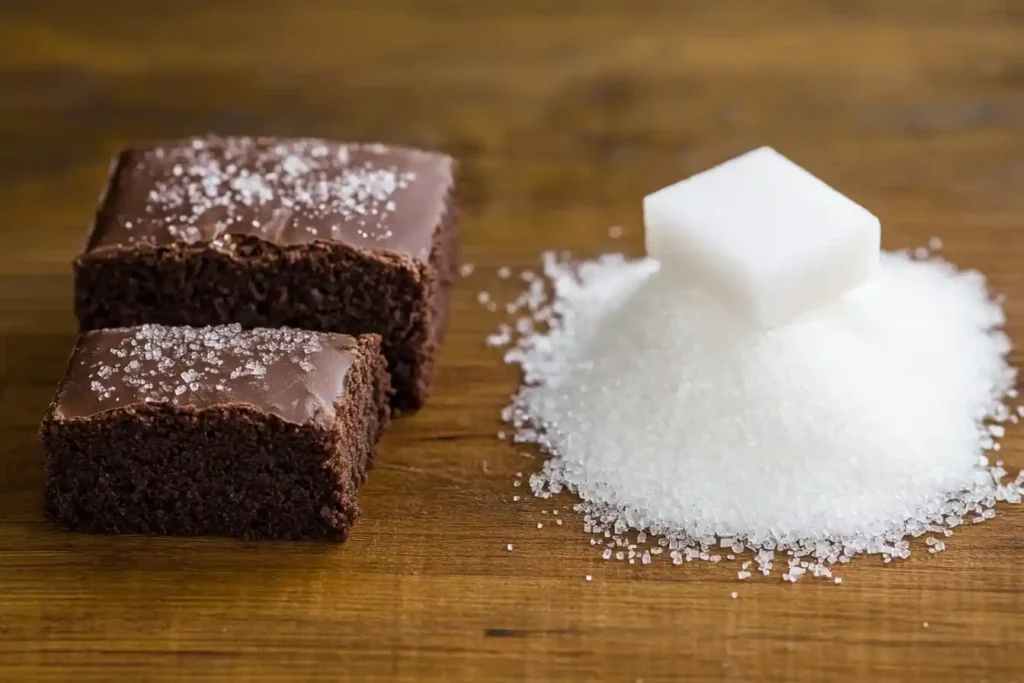 Why is sugar important in brownies? It creates this shiny crust and fudgy texture.