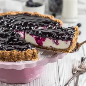 Ricotta Banana Blueberry Pie